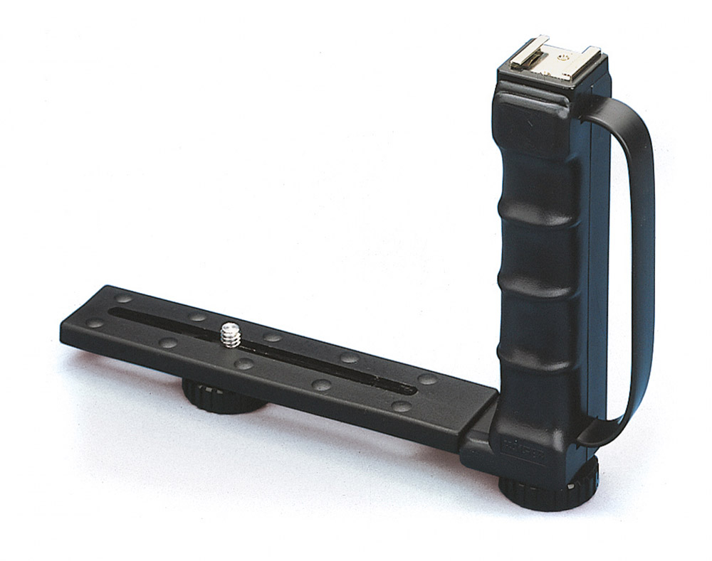 Angle Bracket grip with hand strap