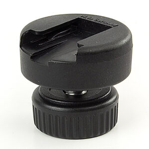 Accessory Shoe with threaded pin and lock nut