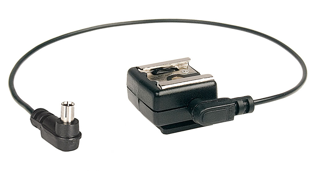 Flash Adapter with hot flash contact and flash cable