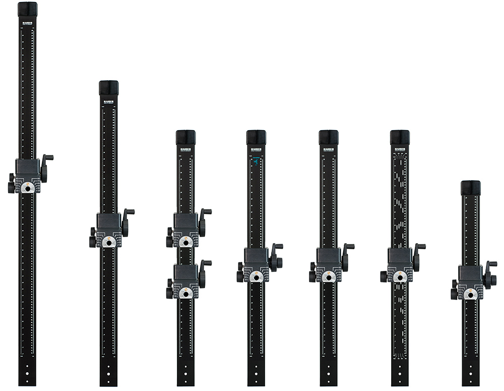 Column 1,2 m, with gear rack