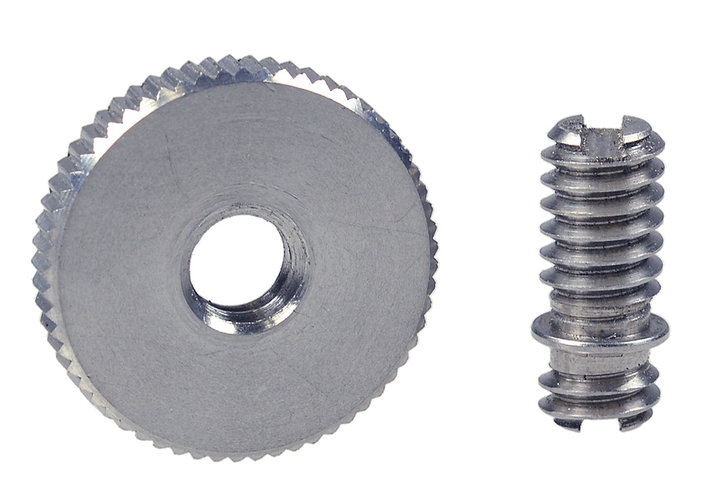 Threading Adapter with 2 x 1/4" threaded pin and lock nut