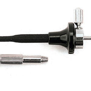 Cable Release with locking screw, fabric covering, 50 cm (19.7 in.)