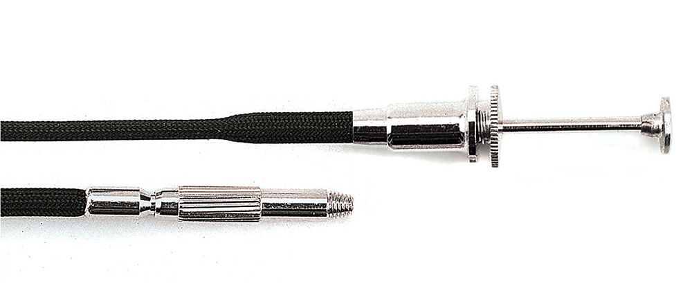 Cable Release with auto-lock disc, fabric coating, 50 cm (19.7 in.)