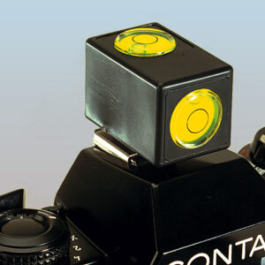 Spirit Level with double vial and 1/4″ tripod bush